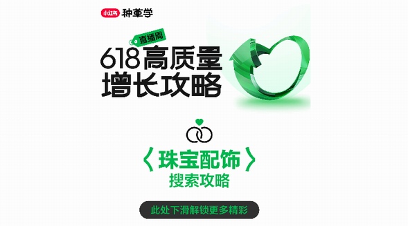 618專題｜請(qǐng)查收小紅書珠寶配飾&箱包行業(yè)搜索投放指南，一起“搜”出新增長(zhǎng) 