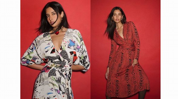 DVF 2024 秋冬系列 Rock ′n Wrap 正式發布，WRAP 50限定系列續寫世紀經典