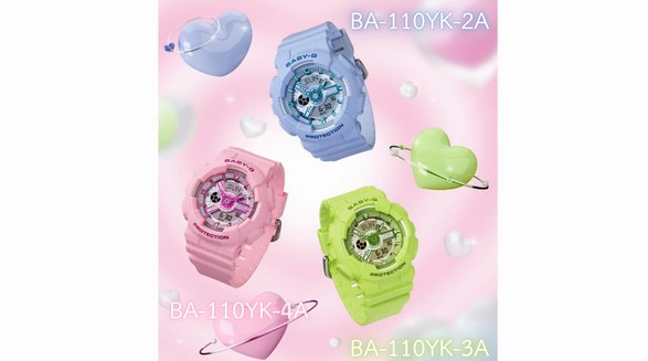 多彩千禧，復古回潮！BABY-G Y2K FRESH COLOR系列夢幻登場