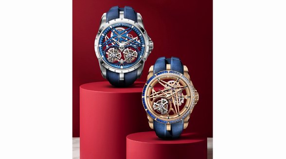 愛在時刻芯動 羅杰杜彼RogerDubuis王者系列陀飛輪腕表