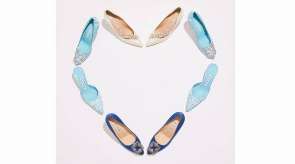 你的別致選擇,Manolo Blahnik“藍色情人節系列”