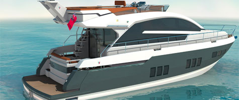Fairline 發布全新Squadron 50飛橋游艇