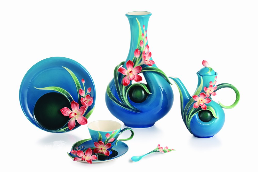 法藍瓷「夏之頌」新品:瑰寶貴器-蘭花系列