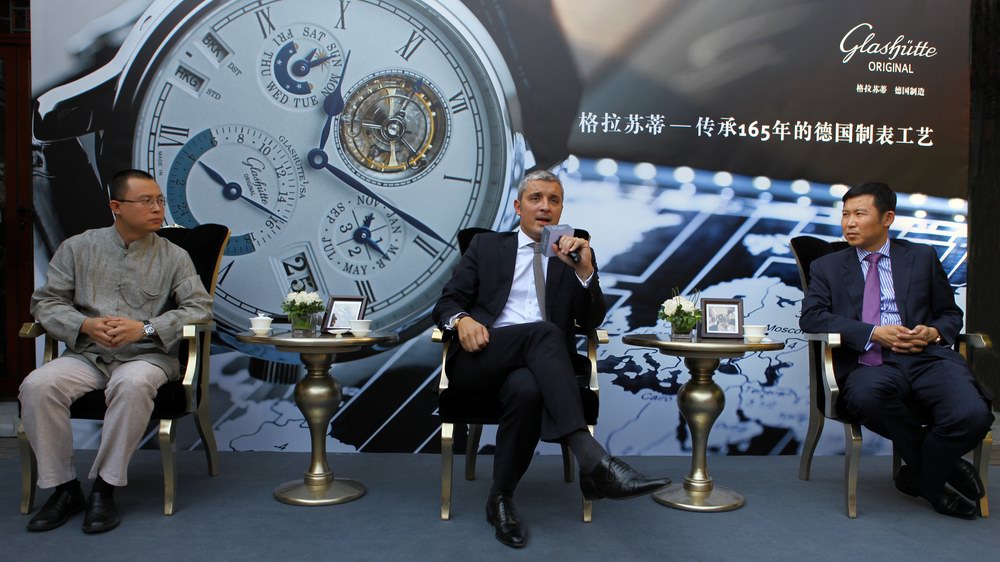 格拉蘇蒂品牌Grande Cosmopolite Tourbillon環球陀飛輪腕表北京發布會