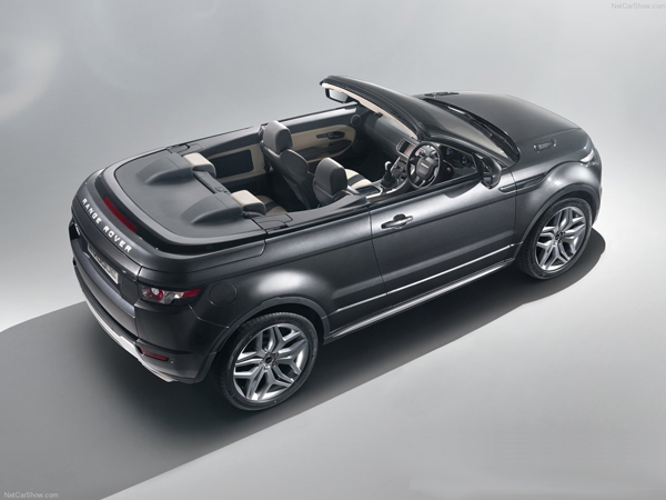 試水時(shí)尚敞篷 路虎發(fā)布極光敞篷概念車(chē)Ranger Rover Evoque Convertible Concept