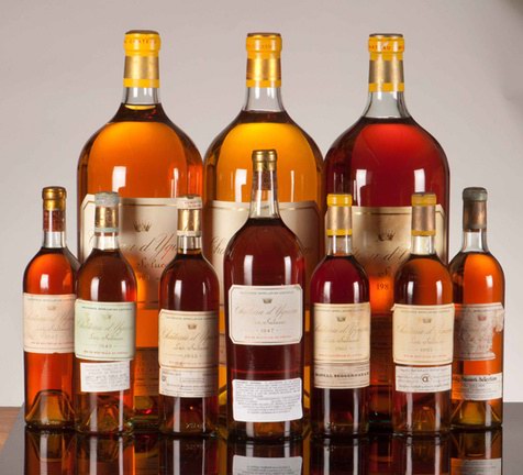 Burgundy地區(qū)Yquem酒園的白葡萄酒最具收藏價(jià)值