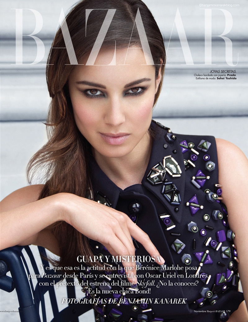 Bérénice Marlohe《Harper’s Bazaar》西語版2012年11月號