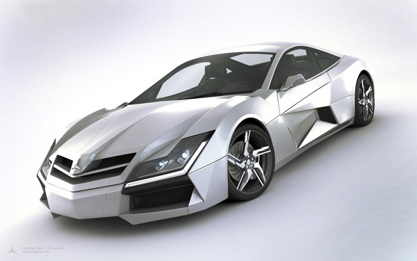 奔馳「SF1 Concept」概念超跑設計受歡迎
