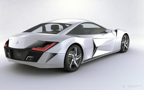 奔馳「SF1 Concept」概念超跑設計受歡迎