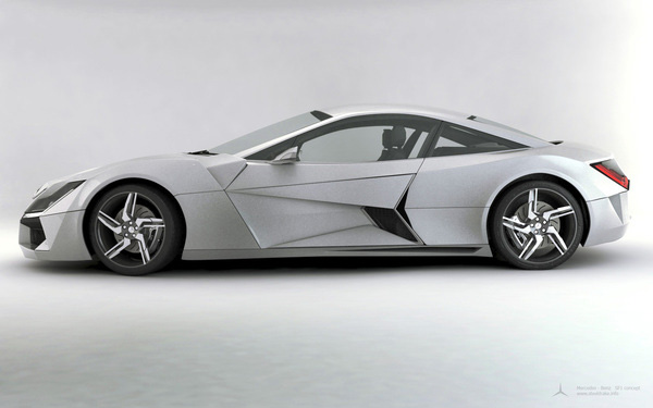 奔馳「SF1 Concept」概念超跑設計受歡迎