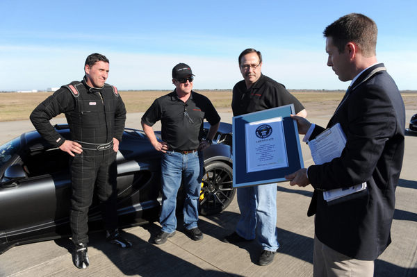 Hennessey Venom GT 打破0-300KM/H加速紀錄