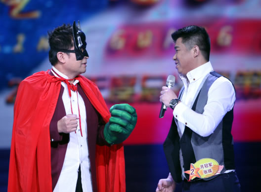 星光大道2012總決賽第五場(chǎng)，老畢也愛(ài)“模仿秀”